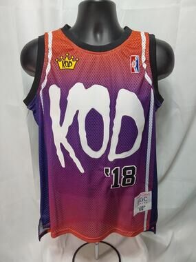 Headgear Classics Small J Cole KOD 2018 Basketball Jersey #M170